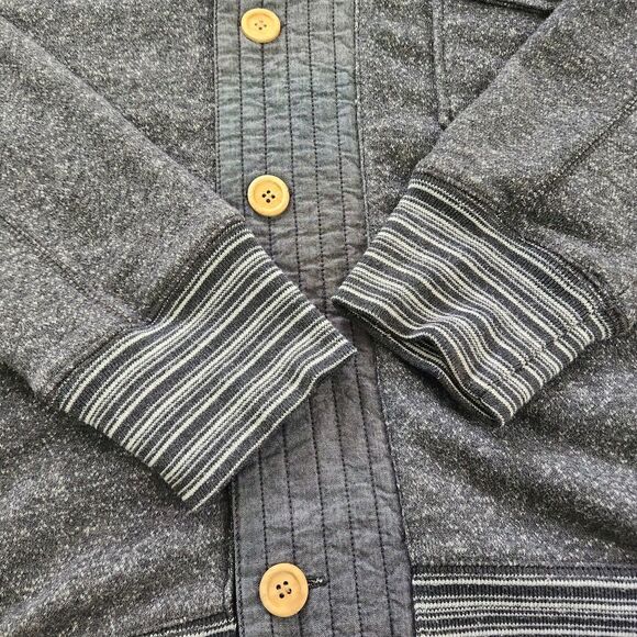 The Scifen Company Jersey Hooded Jacket Blue Pockets Size XL - Picture 13 of 14